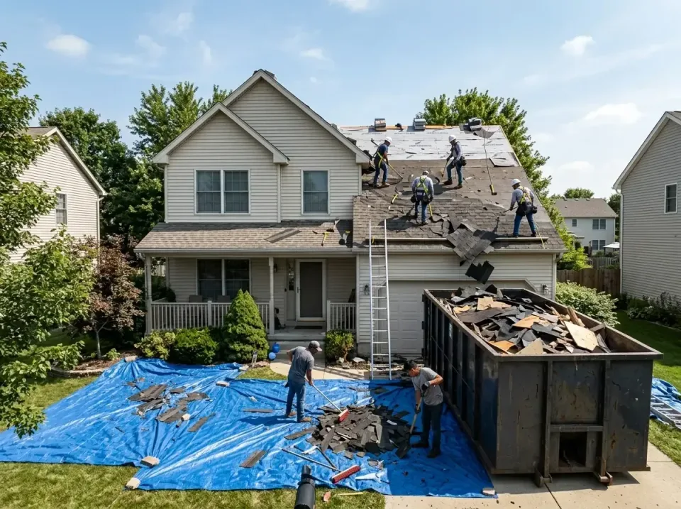 roof-replacement-debris-remova-004 — frequently asked questions, Cheapest Dumpster Rentals in Shenandoah, TX